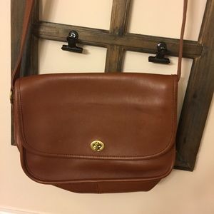 Vintage leather coach purse